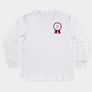 Paid Rent - Adulting Award Kids Long Sleeve T-Shirt